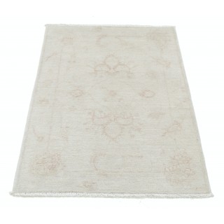 Hand Knotted Beige Turkish Wool Accent Rug with All-Over Floral Design Hand Knotted Beige Turkish Wool Accent Rug with All-Over Floral Design