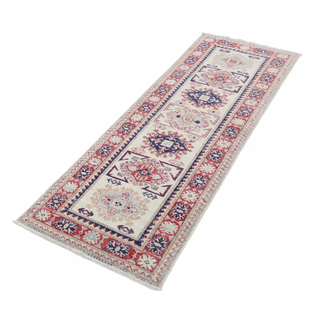 Hand Knotted Hallway Runner Rug | Beige Wool Runner Rug for Entryway, Kitchen and Corridor Hand Knotted Hallway Runner Rug | Beige Wool Runner Rug for Entryway, Kitchen and Corridor