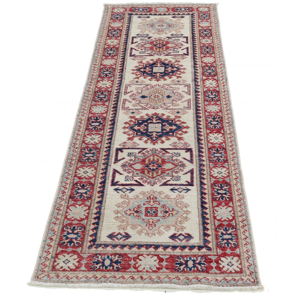 Hand Knotted Hallway Runner Rug | Beige Wool Runner Rug for Entryway, Kitchen and Corridor Hand Knotted Hallway Runner Rug | Beige Wool Runner Rug for Entryway, Kitchen and Corridor