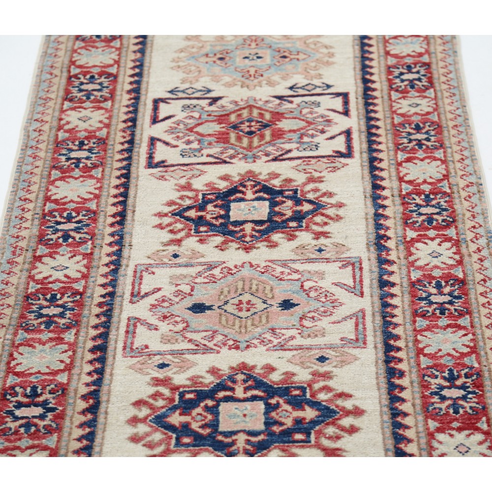 Hand Knotted Hallway Runner Rug | Beige Wool Runner Rug for Entryway, Kitchen and Corridor Hand Knotted Hallway Runner Rug | Beige Wool Runner Rug for Entryway, Kitchen and Corridor