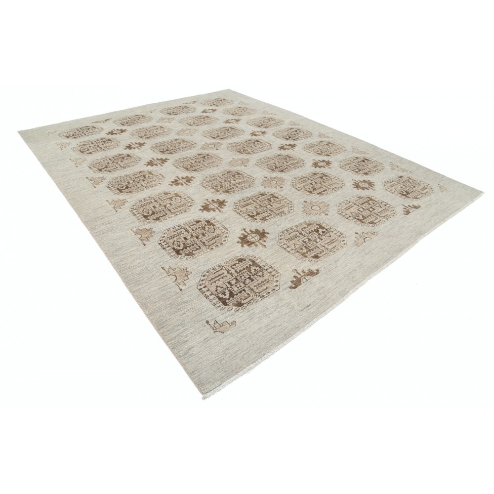 Hand Knotted Beige, Brown Wool Area Rug | Turkish Tribal Style Carpet for Living Room Hand Knotted Beige, Brown Wool Area Rug | Turkish Tribal Style Carpet for Living Room