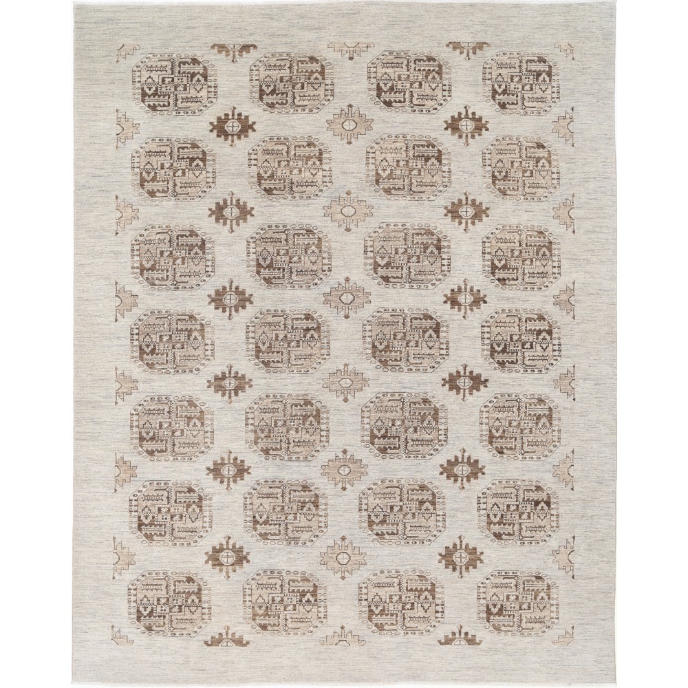 Hand Knotted Beige, Brown Wool Area Rug | Turkish Tribal Style Carpet for Living Room Hand Knotted Beige, Brown Wool Area Rug | Turkish Tribal Style Carpet for Living Room