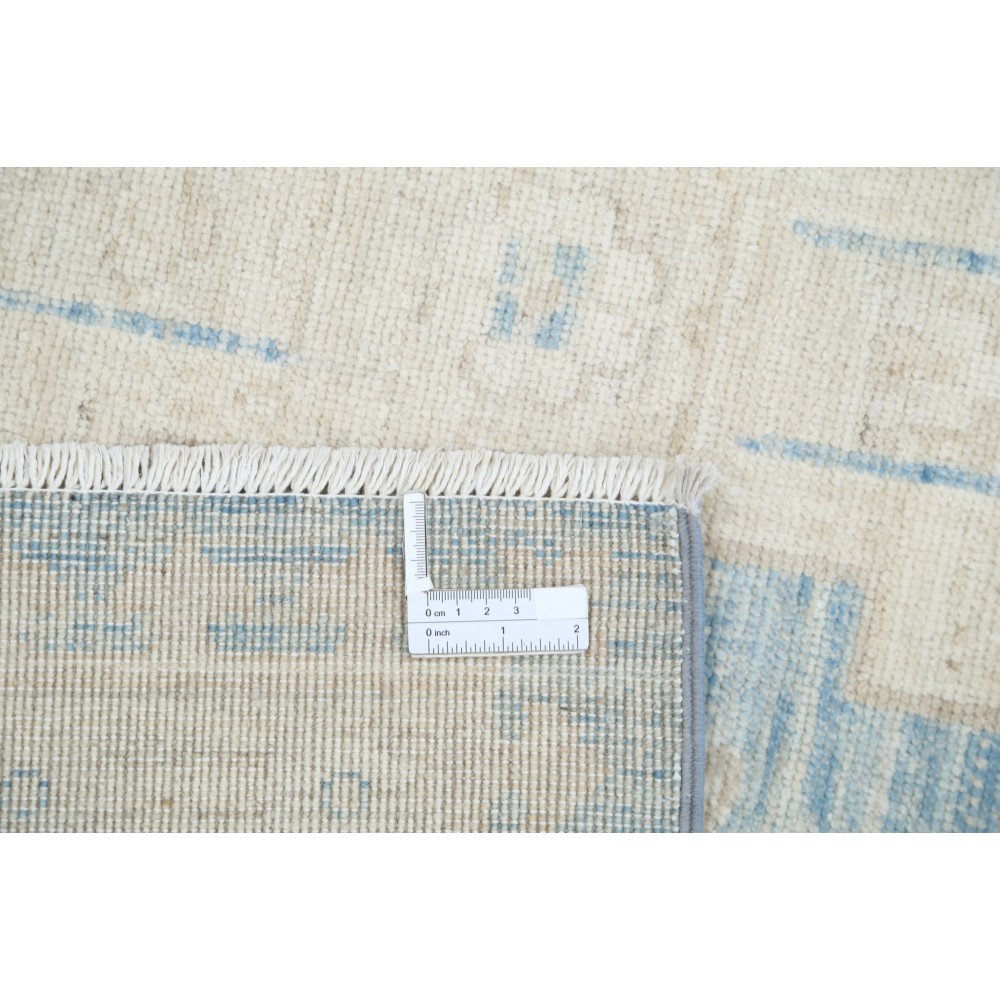 Hand Knotted Light Blue, Ivory Large Wool Area Rug | Traditional Floral Pattern Carpet Hand Knotted Light Blue, Ivory Large Wool Area Rug | Traditional Floral Pattern Carpet