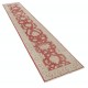 Floral Hallway Runner | Wool Kitchen Runner Rug | Handknotted Corridor Rug | Red Stair Rug