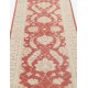 Floral Hallway Runner | Wool Kitchen Runner Rug | Handknotted Corridor Rug | Red Stair Rug