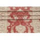 Floral Hallway Runner | Wool Kitchen Runner Rug | Handknotted Corridor Rug | Red Stair Rug