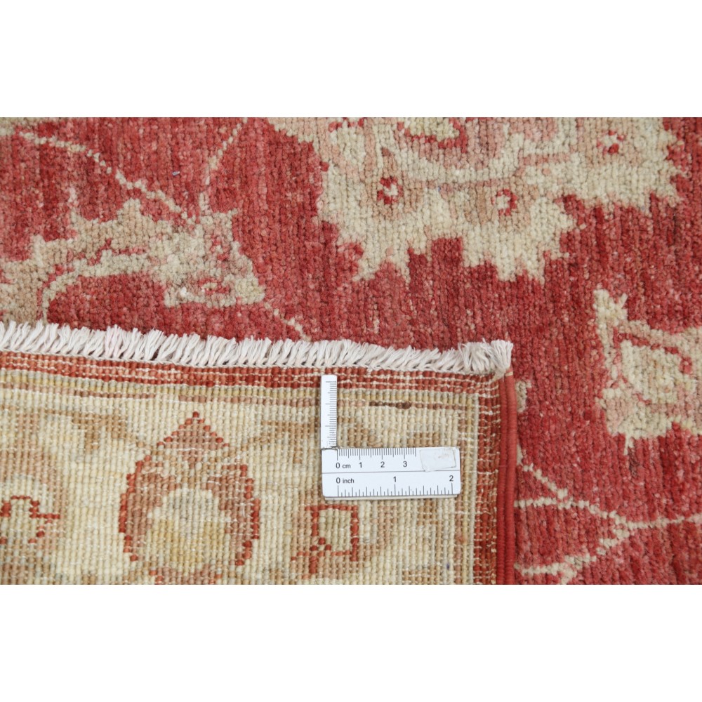 Floral Hallway Runner | Wool Kitchen Runner Rug | Handknotted Corridor Rug | Red Stair Rug