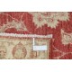 Floral Hallway Runner | Wool Kitchen Runner Rug | Handknotted Corridor Rug | Red Stair Rug
