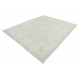 Hand Knotted Beige Wool Oushak Area Rug with All-Over Floral Design Hand Knotted Beige Wool Oushak Area Rug with All-Over Floral Design