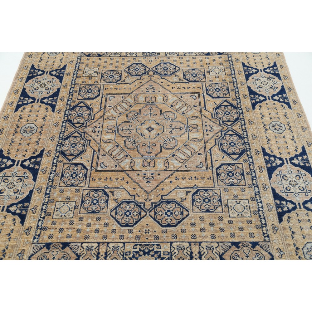 Hand Knotted Geometric Wool Turkish Area Rug for Home Decor Hand Knotted Geometric Wool Turkish Area Rug for Home Decor