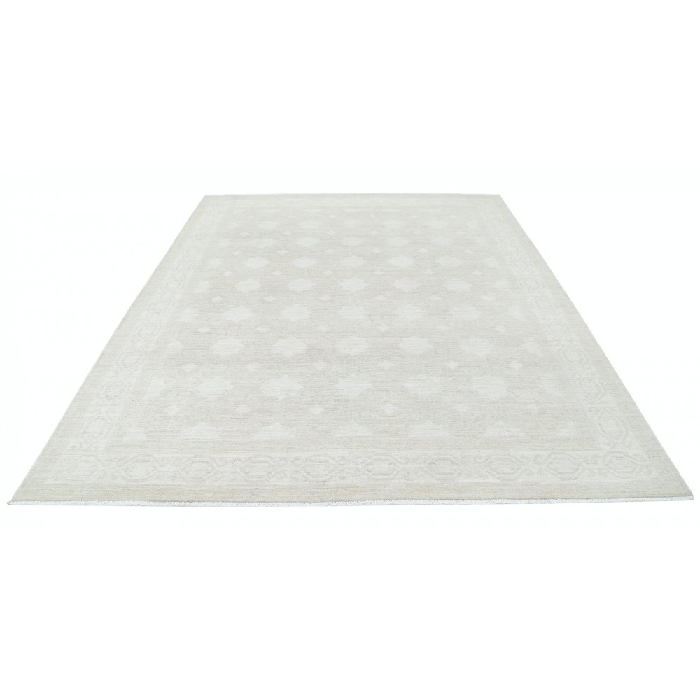 Hand Knotted Large Area Rug for Living Room Decor | Beige Wool Carpet Hand Knotted Large Area Rug for Living Room Decor | Beige Wool Carpet