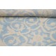 Hand Knotted Light Blue, Ivory Wool Area Rug | Traditional Damask Pattern Carpet Hand Knotted Light Blue, Ivory Wool Area Rug | Traditional Damask Pattern Carpet