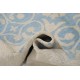 Hand Knotted Light Blue, Ivory Wool Area Rug | Traditional Damask Pattern Carpet Hand Knotted Light Blue, Ivory Wool Area Rug | Traditional Damask Pattern Carpet