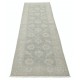 Hand-Knotted Floral Wool Runner Rug | Muted-Tone Hallway, Corridor and Entryway Rug Hand-Knotted Floral Wool Runner Rug | Muted-Tone Hallway, Corridor and Entryway Rug
