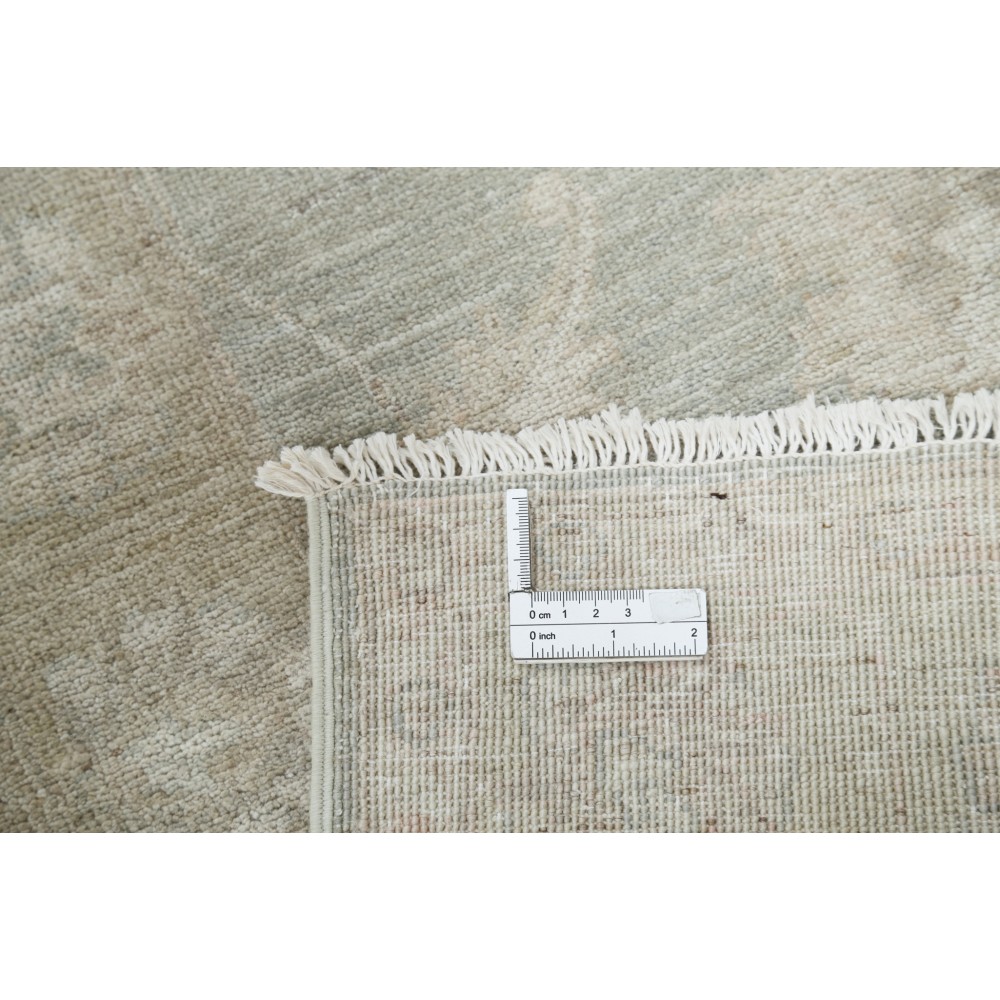 Hand-Knotted Floral Wool Runner Rug | Muted-Tone Hallway, Corridor and Entryway Rug Hand-Knotted Floral Wool Runner Rug | Muted-Tone Hallway, Corridor and Entryway Rug