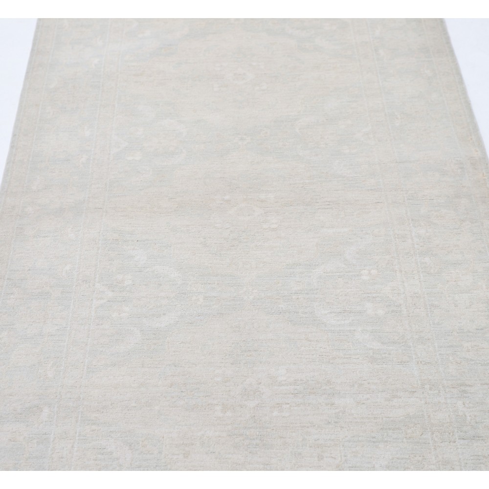 Hand-Knotted Wool Runner Rug | Soft-Toned Hallway, Corridor and Entryway Rug Hand-Knotted Wool Runner Rug | Soft-Toned Hallway, Corridor and Entryway Rug