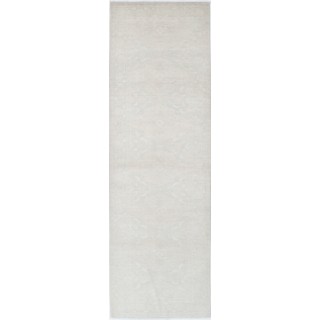 Hand-Knotted Wool Runner Rug | Soft-Toned Hallway, Corridor and Entryway Rug