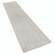 Hand-Knotted Floral Oushak Wool Runner Rug | Soft-Colored Hallway Rug Hand-Knotted Floral Oushak Wool Runner Rug | Soft-Colored Hallway Rug