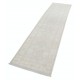 Hand-Knotted Floral Oushak Wool Runner Rug | Soft-Colored Hallway Rug Hand-Knotted Floral Oushak Wool Runner Rug | Soft-Colored Hallway Rug