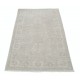 Traditional Hand Knotted Accent Rug | Floral Wool Area Rug in Soft Tones