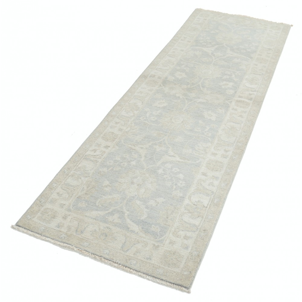 Hand-Knotted Wool Runner Rug | Soft-Toned Hallway, Corridor and Entryway Rug Hand-Knotted Wool Runner Rug | Soft-Toned Hallway, Corridor and Entryway Rug