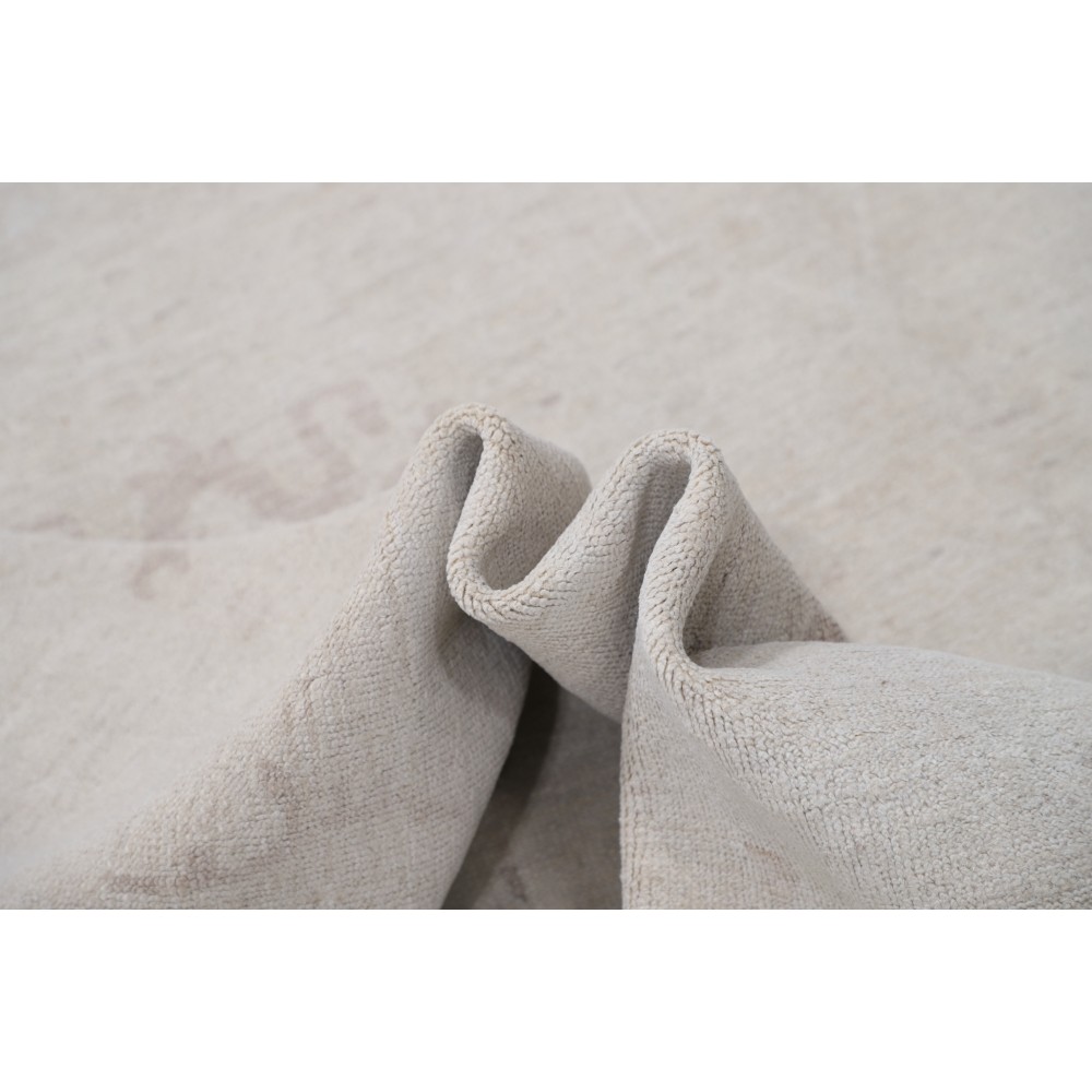 Hand Knotted Ivory, Blush Wool Area Rug | Turkish Oushak Style Carpet for Home Decor Hand Knotted Ivory, Blush Wool Area Rug | Turkish Oushak Style Carpet for Home Decor