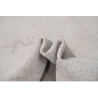 Hand Knotted Ivory, Blush Wool Area Rug | Turkish Oushak Style Carpet for Home Decor