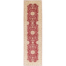 Red Runner Rug for Kitchen, Corridor and Hallway | Floral Handknotted Wool Stair Rug