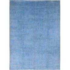 Handknotted Wool Large Area Rug for Dining Room and Bedroom | Blue Living Room Carpet