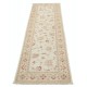 Handmade Beige Wool Runner Rug for Kitchen and Corridor | Handknotted Rug for Hallway Decor | Stair Rug