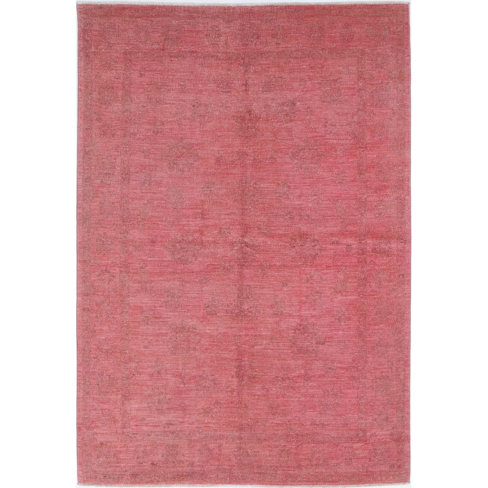 Hand Knotted Wool Area Rug for Living Room | Pink Rug for Bedroom and Dining Room Decor Hand Knotted Wool Area Rug for Living Room | Pink Rug for Bedroom and Dining Room Decor
