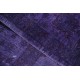 Hand Knotted Purple Large Area Rug with Floral Design for Living Room Decor | 100% Wool Carpet