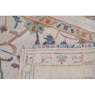 Traditional Ivory Turkish Accent Rug for Living Room, Bedroom & Entryway. Woolen Floor Covering Traditional Ivory Turkish Accent Rug for Living Room, Bedroom & Entryway. Woolen Floor Covering
