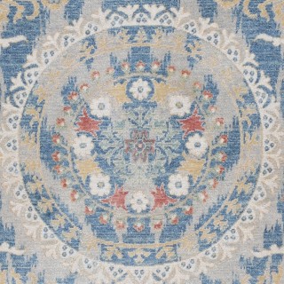 Traditional Blue & Ivory Turkish Wool Accent Rug. Floral Small Area Rug for Bedroom, Entryway & Living Room Traditional Blue & Ivory Turkish Wool Accent Rug. Floral Small Area Rug for Bedroom, Entryway & Living Room