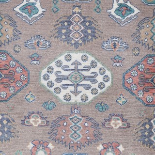Brown Geometric Design Accent Rug. 100% Wool Rug for Bedroom, Entryway & Living Room Brown Geometric Design Accent Rug. 100% Wool Rug for Bedroom, Entryway & Living Room