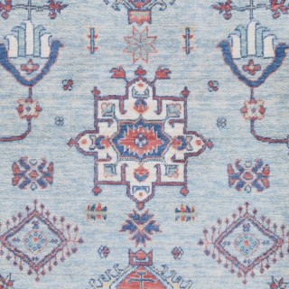 Silver Turkish Decorative Accent Rug. 100% Wool Rug for Bedroom, Entryway & Living Room Silver Turkish Decorative Accent Rug. 100% Wool Rug for Bedroom, Entryway & Living Room