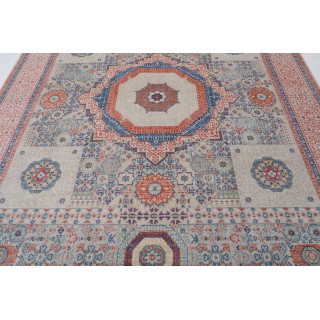 Light Blue & Ivory Traditional Turkish Medallion Area Rug. Large 100% Wool Carpet for Living Room, Bedroom & Dining Room Light Blue & Ivory Traditional Turkish Medallion Area Rug. Large 100% Wool Carpet for Living Room, Bedroom & Dining Room