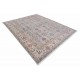 Decorative Silver & Ivory Area Rug. 100% Wool