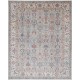 Decorative Silver & Ivory Area Rug. 100% Wool