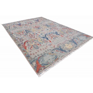 Silver & Green Traditional Turkish Floral Area Rug. Large 100% Wool Carpet for Living Room, Bedroom & Dining Room Silver & Green Traditional Turkish Floral Area Rug. Large 100% Wool Carpet for Living Room, Bedroom & Dining Room