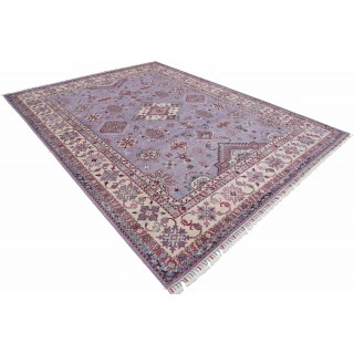 Purple & Ivory Geometric Area Rug. Large 100% Wool Carpet for Home and Office Decor Purple & Ivory Geometric Area Rug. Large 100% Wool Carpet for Home and Office Decor