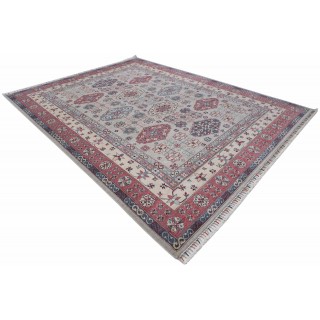 Traditional Silver & Ivory Tribal Area Rug. Large 100% Wool Carpet for Living Room, Bedroom & Dining Room Traditional Silver & Ivory Tribal Area Rug. Large 100% Wool Carpet for Living Room, Bedroom & Dining Room