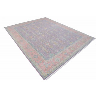Oushak Style Purple & Pink Turkish Area Rug for Living Room. Traditional 100% Wool Carpet Oushak Style Purple & Pink Turkish Area Rug for Living Room. Traditional 100% Wool Carpet