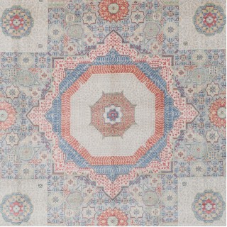 Silver & Ivory Traditional Turkish Area Rug with Medallion. 100% Wool Large Living Room Carpet Silver & Ivory Traditional Turkish Area Rug with Medallion. 100% Wool Large Living Room Carpet