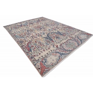 Ivory & Silver Traditional Floral Turkish Area Rug. Large 100% Wool Carpet for Living Room, Bedroom & Dining Room Ivory & Silver Traditional Floral Turkish Area Rug. Large 100% Wool Carpet for Living Room, Bedroom & Dining Room