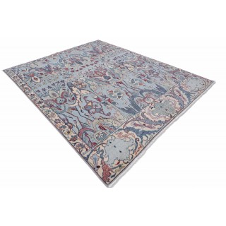 Blue & Ivory Floral Area Rug. Traditional 100% Wool Carpet for Living Room, Bedroom & Dining Room Blue & Ivory Floral Area Rug. Traditional 100% Wool Carpet for Living Room, Bedroom & Dining Room