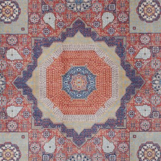 Red & Blue Medallion Turkish Area Rug. Traditional 100% Wool Carpet for Living Room, Bedroom & Dining Room Red & Blue Medallion Turkish Area Rug. Traditional 100% Wool Carpet for Living Room, Bedroom & Dining Room