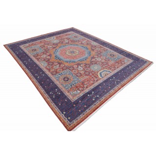 Red & Blue Medallion Turkish Area Rug. Traditional 100% Wool Carpet for Living Room, Bedroom & Dining Room Red & Blue Medallion Turkish Area Rug. Traditional 100% Wool Carpet for Living Room, Bedroom & Dining Room