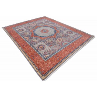Gray & Red Medallion Turkish Area Rug. Traditional 100% Wool Carpet for Living Room, Bedroom & Dining Room Gray & Red Medallion Turkish Area Rug. Traditional 100% Wool Carpet for Living Room, Bedroom & Dining Room