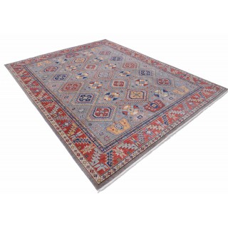 Gray & Red Tribal Turkish Area Rug. Traditional 100% Wool Carpet for Living Room, Bedroom & Dining Room Gray & Red Tribal Turkish Area Rug. Traditional 100% Wool Carpet for Living Room, Bedroom & Dining Room